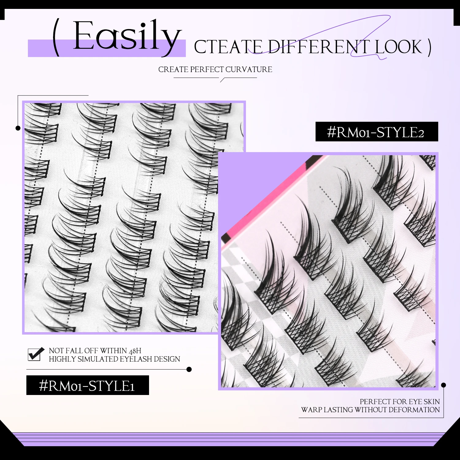 Groinneya clusters de cílios 3 - Eyelash Extension For Asian Eyes avaliação e preço